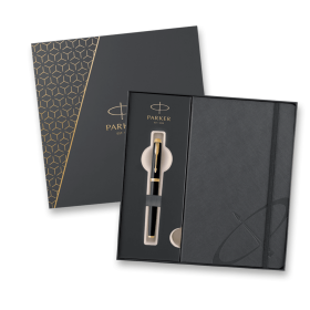 Dárková kazeta Parker IM Black GT - sada roller a zápisník