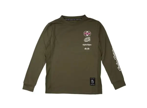 Troy Lee Designs Skyline Ride Tee dětský dres dlouhý rukáv Worldwide Caper