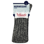 Zimní unisex ponožky NORWEGIAN STYLE SOCKS - BELLINDA - černá 39 - 42