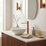 REA - Umyvadlová baterie STORM - COPPER BRUSH vysoká REA-B3002