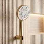 REA - Sprchová hlavice JS-019 BRUSH NICKLE REA-07057
