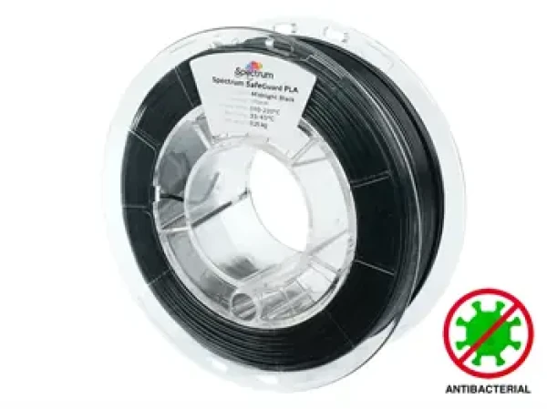 Spectrum SafeGuard PLA černá / Filament / 1,75 mm / 0,25 kg (81552)