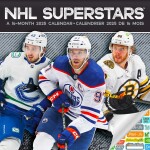 JF Turner Kalendář NHL Superstars 2025 Wall Calendar