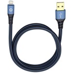 Ansmann Apple iPad/iPhone/iPod nabíjecí kabel [1x USB 2.0 zástrčka A - 1x dokovací zástrčka Apple Lightning] 2.00 m čern