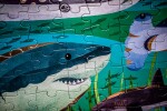 Mudpuppy Foil puzzle - Žraloci (100 dílků)