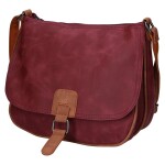 Trendy dámská koženková crossbody kabelka Ulipa, červená