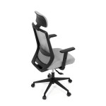 Kancelářská židle, synchronní mechanismus, šedá síťovina, KA-V3329 GREY