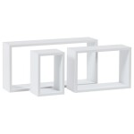 Polička, mdf, bílá, P-009 WT2