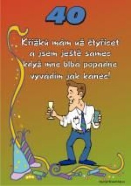 Joke21 Certifikát 40 pro muže– originální dárek k 40. narozeninám