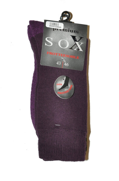 Pánské ponožky WiK 21220 Premium Sox Frotte fialová 43-46