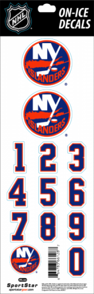 Sport Star Samolepky na helmu New York Islanders Decals