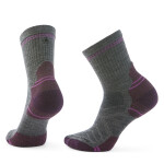 Dámské merino turistické ponožky SMARTWOOL Women's Hike Targeted Cushion Mid Crew S, Medium Gray velikost: 42-45 (L)