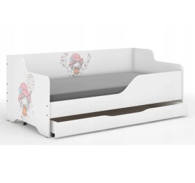 DumDekorace Dětská postel s malinkou holčičkou 160x80 cm