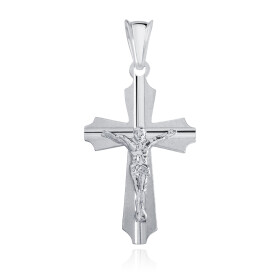 LUNICA Stříbrný přívěsek křížek 0014 Ag 925; ≤1,5 g.