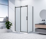 GELCO - DRAGON BLACK Boční stěna 900 čiré sklo, GD7290B GD7290B