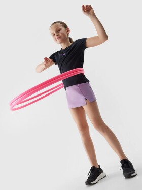 Dívčí sportovní sukně 2v1 4F fialová