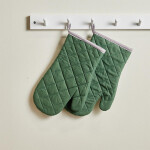 Kuchyňské chňapky BASIC zelená 2 ks