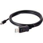 Club3D Mini-DisplayPort / DisplayPort kabelový adaptér Mini DisplayPort konektory, Konektor DisplayPort 2.00 m černá CAC-1115 8K UHD Kabel DisplayPort