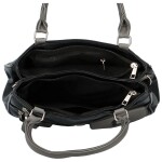 Moderní kabelka do ruky Tarantina, černo-šedá