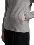 ICEBREAKER Wmns Merino 360 Realfleece Elemental LS Zip Hood, Metro Heather (vzorek) velikost: S