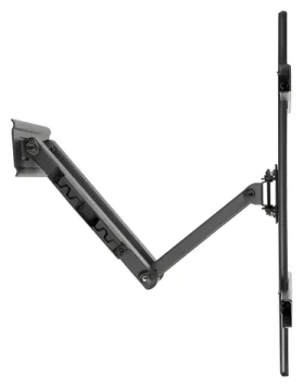 Brateck LPA36-443 černá / Výsuvný nástěnný držák pro TV 32-75" / polohovatelný / nosnost 50 kg / VESA 400x400 (BRLPA36443)