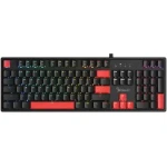 A4tech Bloody S520N černá / Herní klávesnice / mechanická / BLMS Red Plus / RGB / USB (A4TKLA47737)