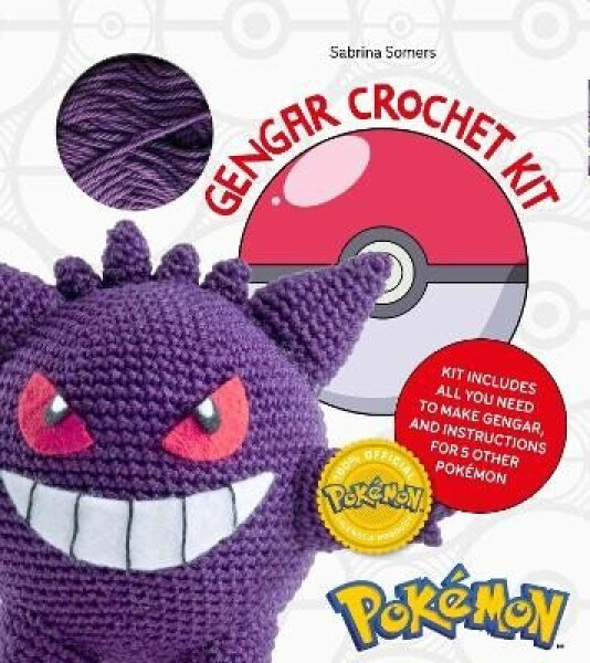 PokeMon Crochet Gengar Kit - Sabrina Somers