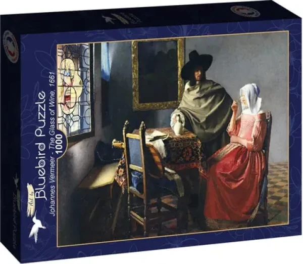 BLUEBIRD Puzzle Sklenice vína