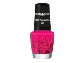 Dermacol Lak na nehty Neon Poppy Pink č.46, 5ml