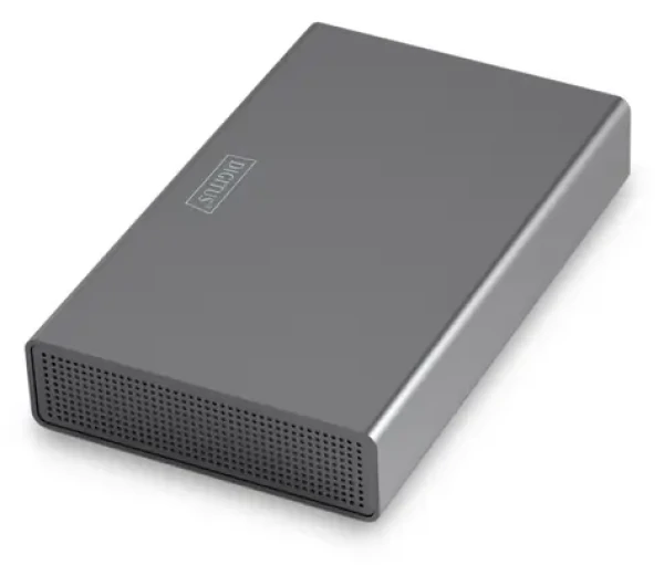 Digitus DA-71106-1 šedý / Externí box pro HDD / 2,5"-3,5" SATA / USB 3.0 / do 16 TB (DA-71106-1)