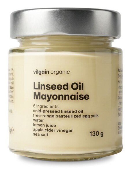 Vilgain Majonéza z lněného oleje BIO – 130 g
