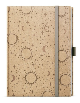 Denní diář 2026 Adam Vivella B6 Hvězdy