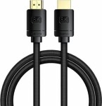 Baseus CAKGQ-J01 Kabel HDMI 2.1 (M) - HDMI 2.1 (M) 1 m černá / 8K / 60 Hz / HDR (CAKGQ-J01)