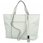 Elegantní dámská kožená kabelka na rameno Katana Zafiris, bílá