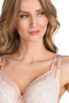 Dámská podprsenka 852 Romantic vibe - GORSENIA béžová 65/F