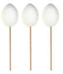 Vajíčka z buničiny k nazdobení - zápich 6 cm+ špejle (12 ks)