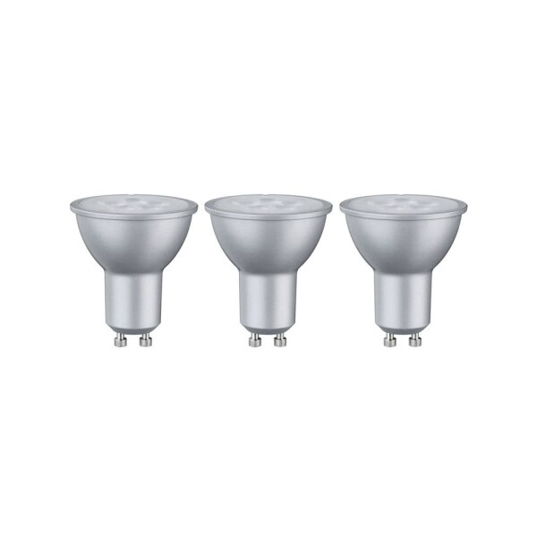 Paulmann 28430 LED Energetická třída (EEK2021) G (A - G) GU10 6.5 W teplá bílá (Ø x v) 51 mm x 54 mm 3 ks