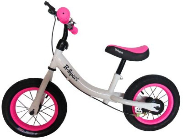 Mamido Dětské odrážedlo R3 12'' růžovo-bílé