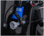 Mamido Dětský elektrický traktor MEGA D68 24V s přívěsem modrý