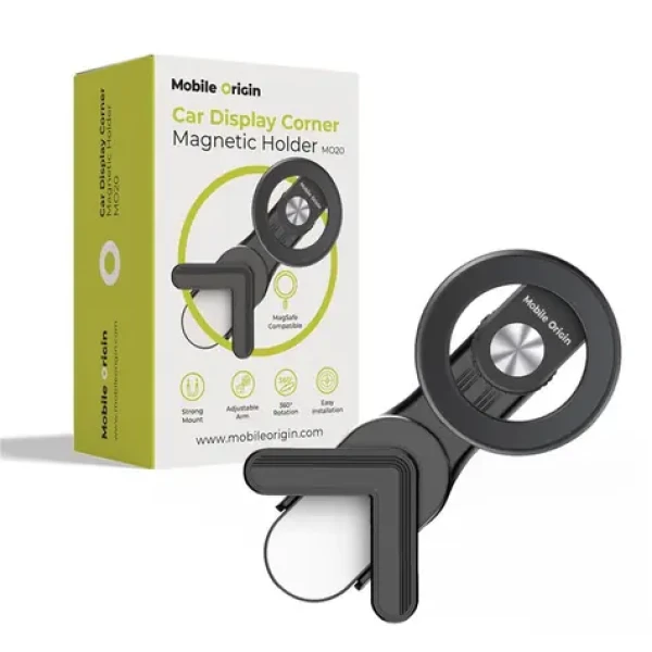 Mobile Origin Car Display Corner Magnetic Holder MO20 / pevný držák telefonu pro uchycení do rohu displeje ve vozidle. (MO-CDC-MGH)