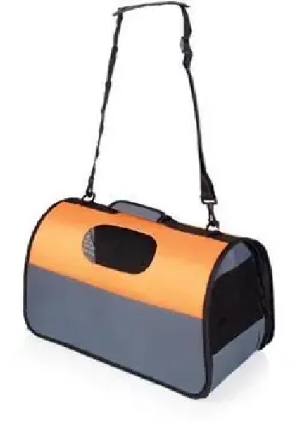 Textilní přepravka SKYE oranžová / Přepravka pro psy / Velikost L (22846148)