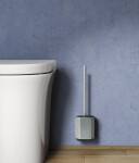 Gedy - BIAGIO WC silikonová štětka závěsná/na postavení, nerez mat 683338
