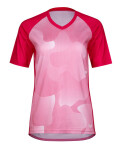 Dámské volné triko/dres ROXY, růžová/bílá (materiál MicroCool volný střih, velikost 2XL)