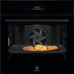 Electrolux LOB8S38Z černá / Vestavná elektrická trouba / 70 l / 3500 W / Parní čištění / Dotykové ovládání / A++ (LOB8S38Z)