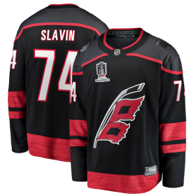 Fanatics Pánský dres Jaccob Slavin Carolina Hurricanes NHL 2026 Stanley Cup Champions Home Breakaway Velikost: 3XL