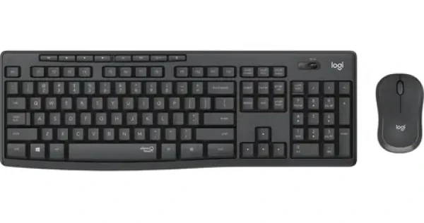 Logitech MK295 grafitová HU / Set klávesnice a myši / Silent / bezdrátový / HU Layout (920-009806)