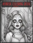 Horror Coloring Book, antistresové omalovánky, ArauK Design