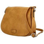 Trendy dámská crossbody s velkou klopou Rashida new, žlutá