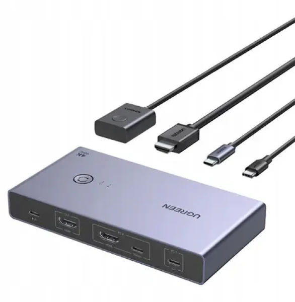 UGREEN CM731 / KVM přepínač / 2v1 / USB-C + HDMI (UGR5726)