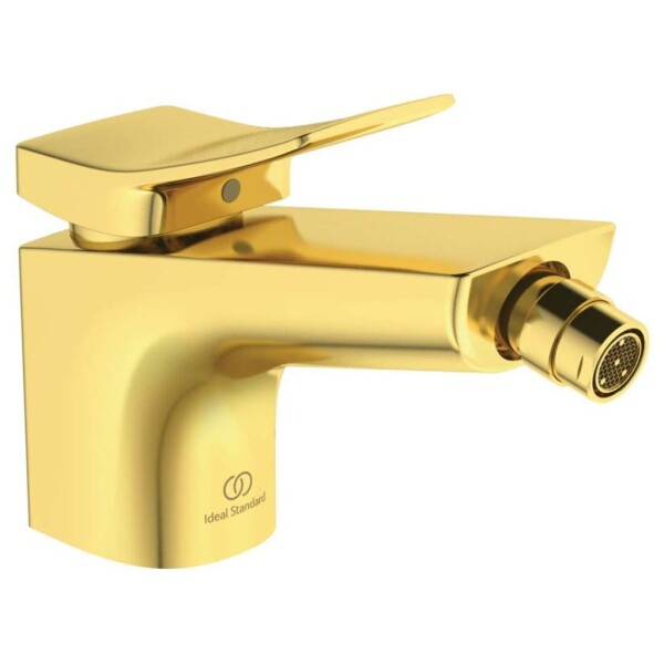 IDEAL STANDARD - Conca Tap Bidetová baterie s výpustí, Brushed Gold BC760A2